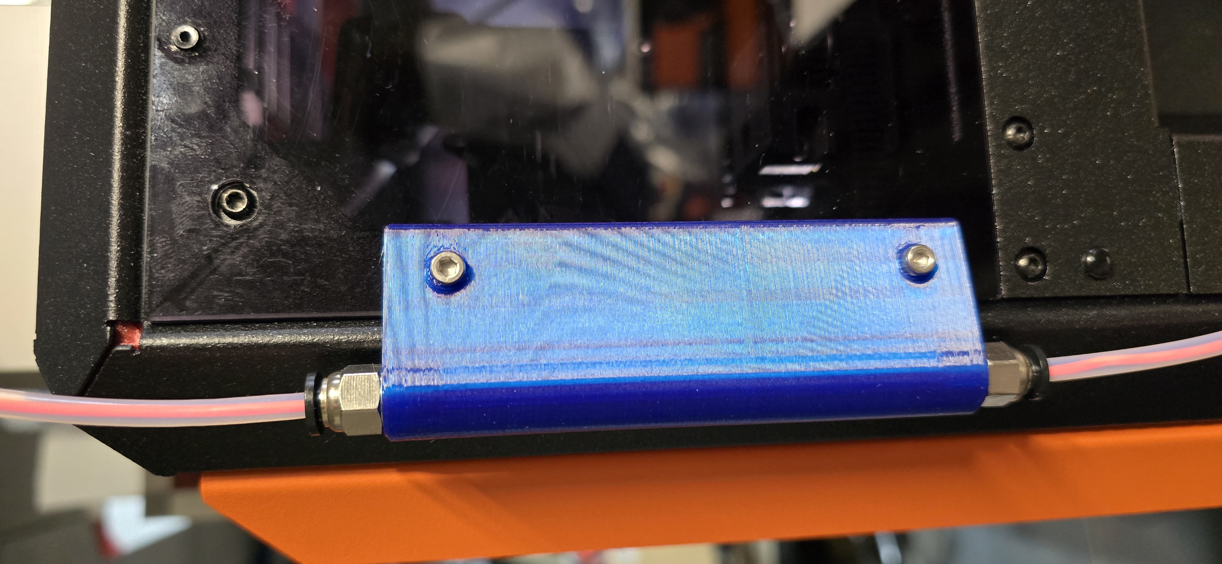 Top filament feed management Prusa Core L