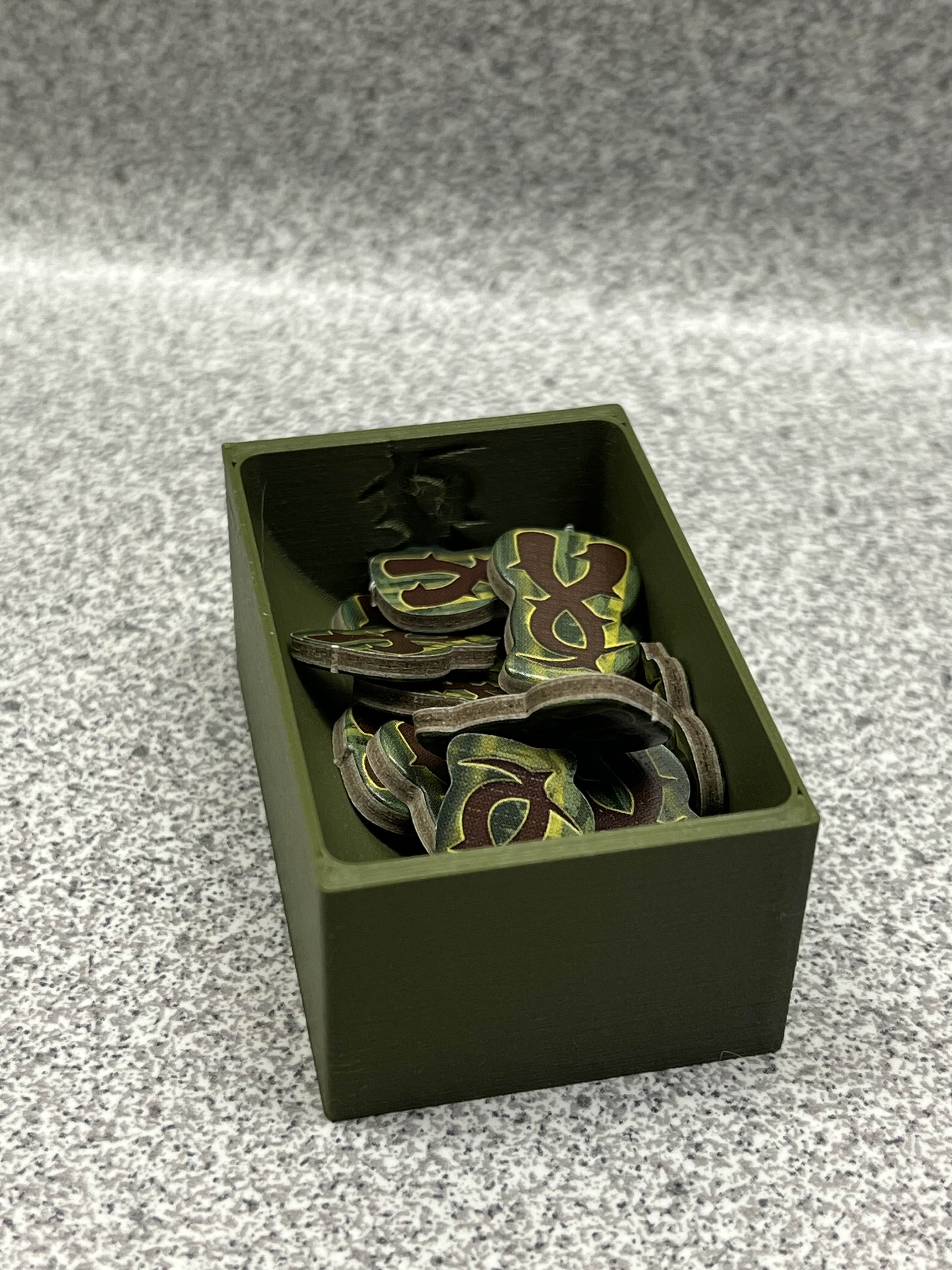Vitality Token Tray with Sloped Interior