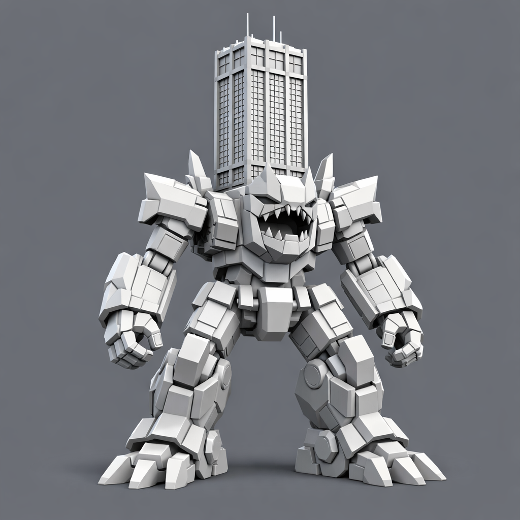 Skyscraper man