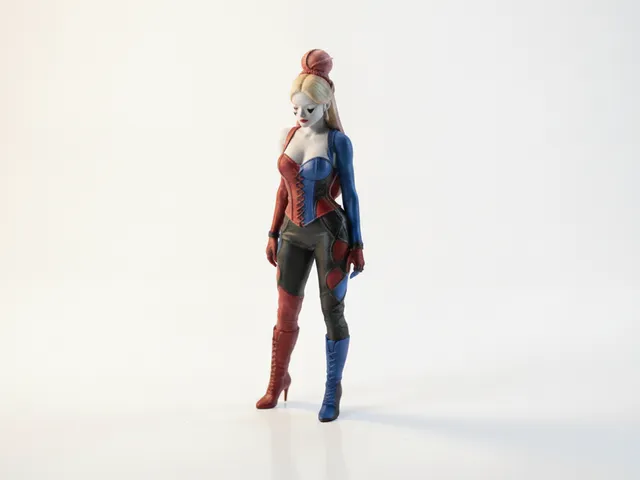 Dominatrix Female Figure Statue 3D Printable