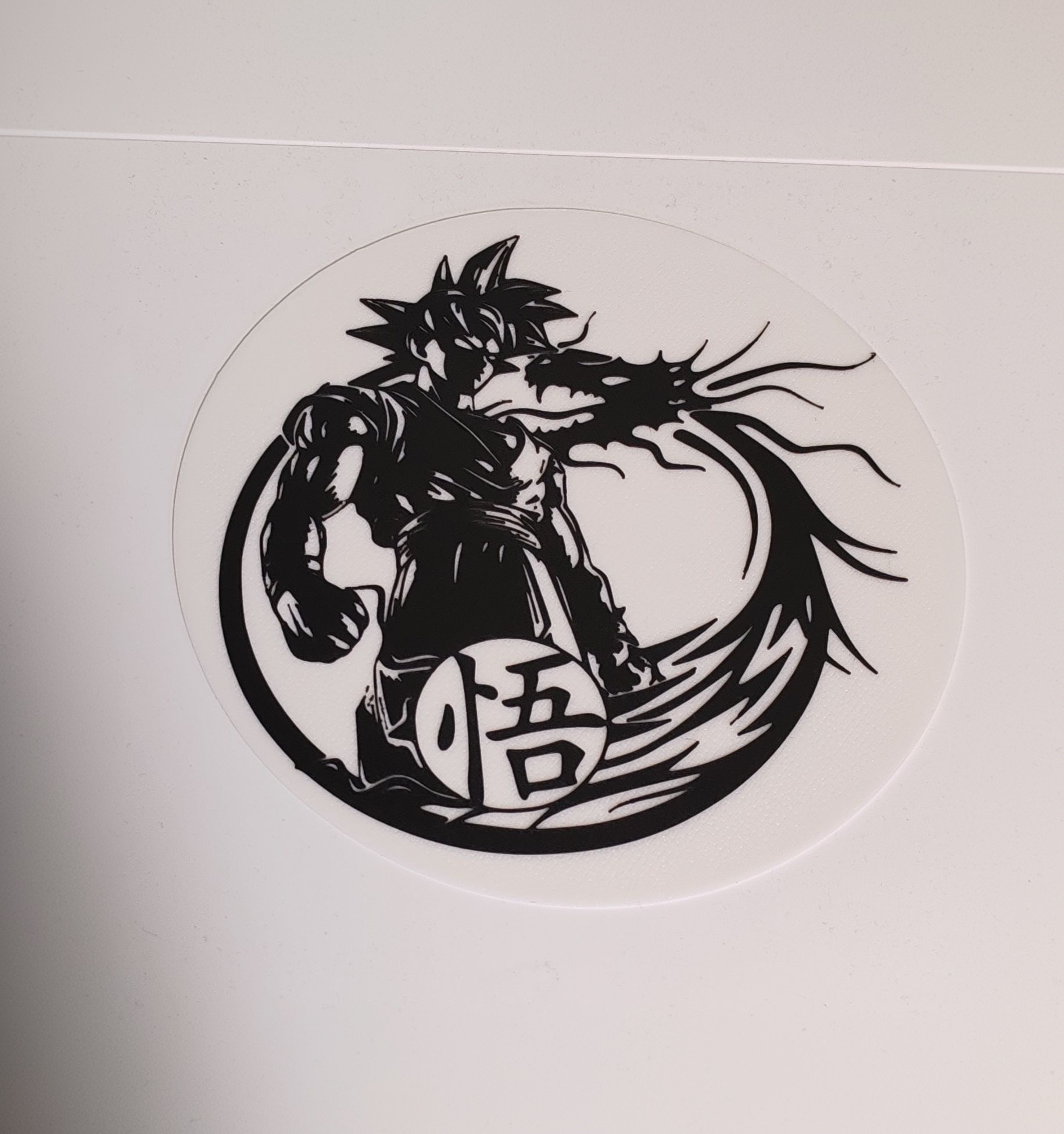 Dragon Ball - Goku and Shenron 2d wall art