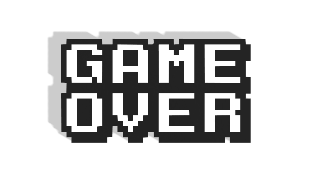 Game Over Decor