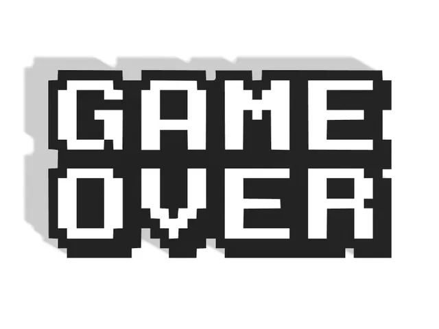 Game Over Decor