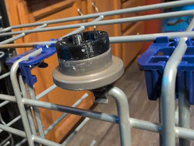 Dishwasher dish rack wheel extension for LG dishwasher