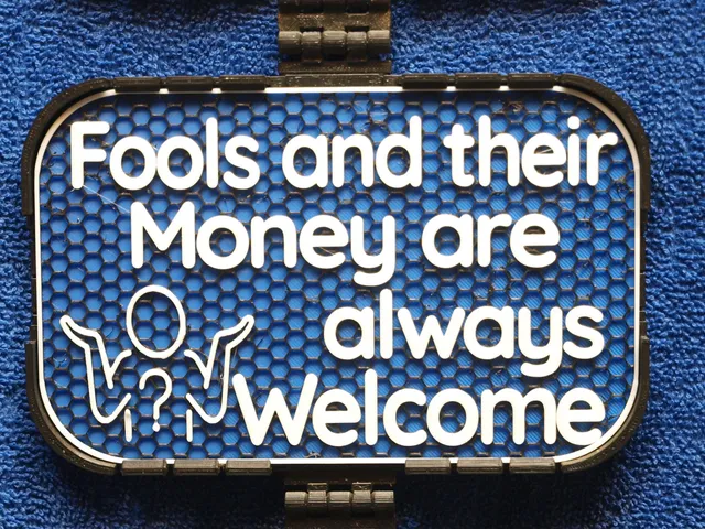 Fools and their Money sign