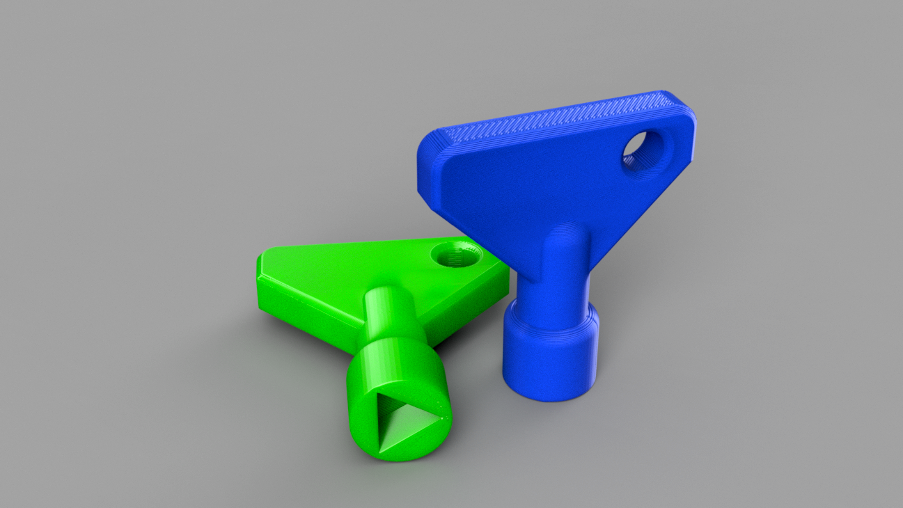 Electricity Cabinet Triangular Key