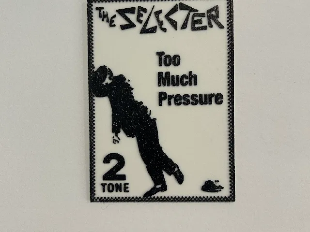 The Selector - Too Much Pressure tour poster 3d