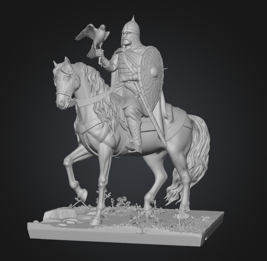 The Russian Mounted Knight