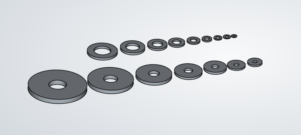 Unterlegscheibe 3D model
