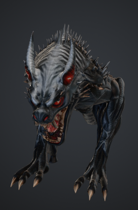 schwarzes monster