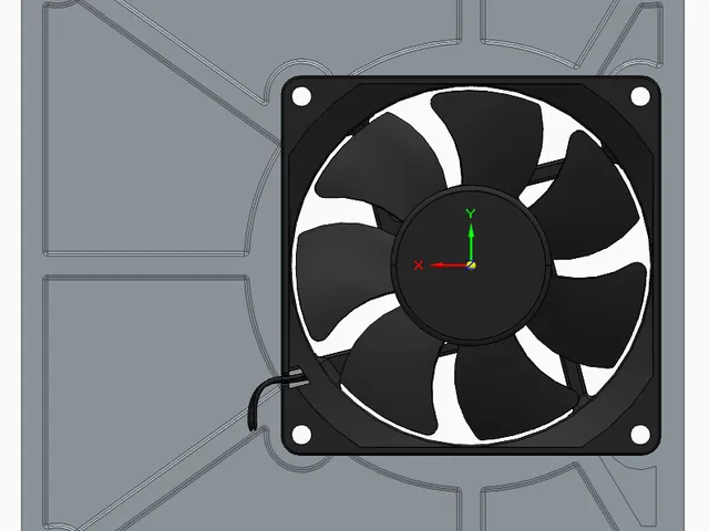 80mm Fan Offset Adapter to 140mm case.
