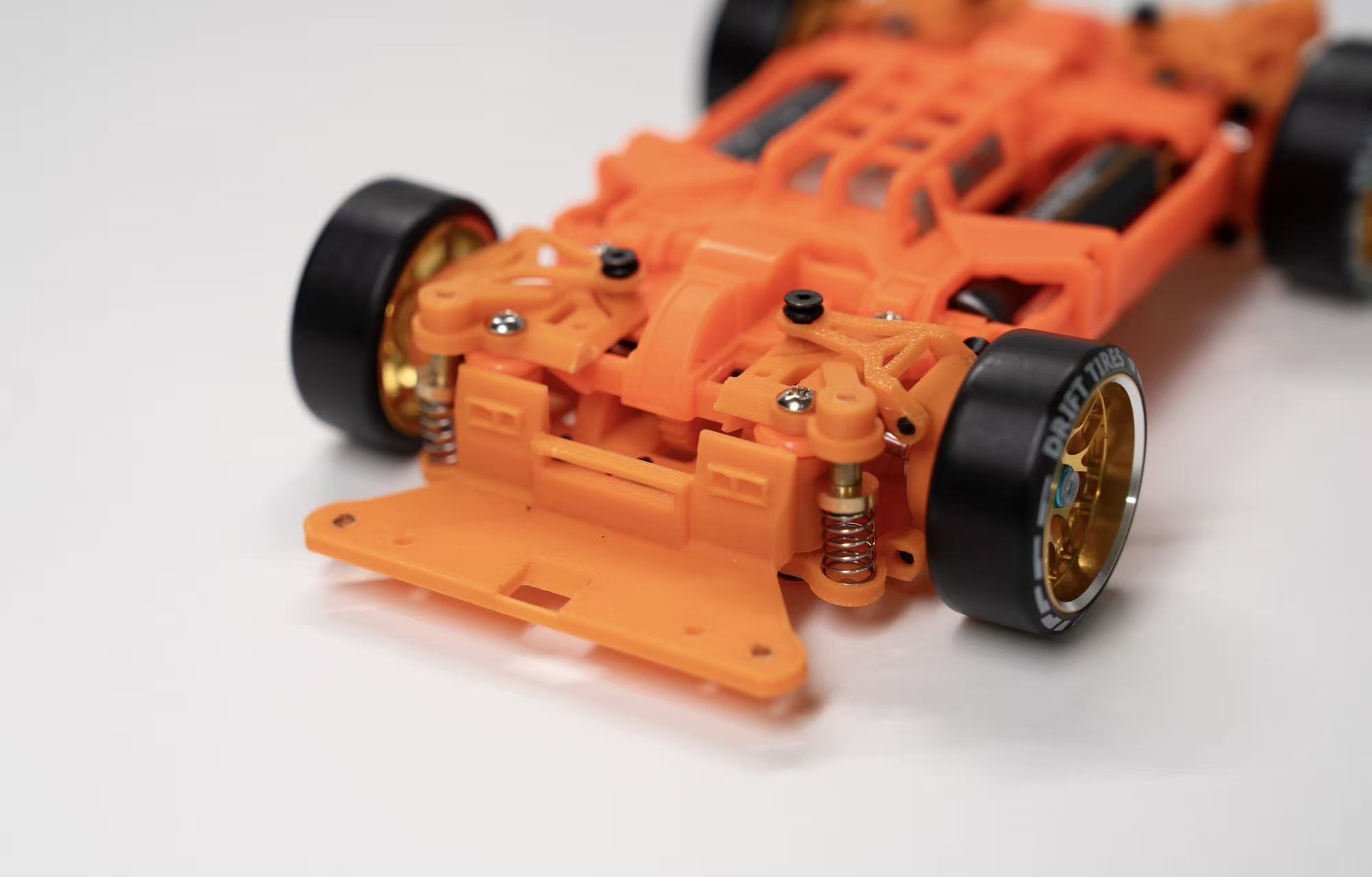 simplest mini4wd double wishbone suspension