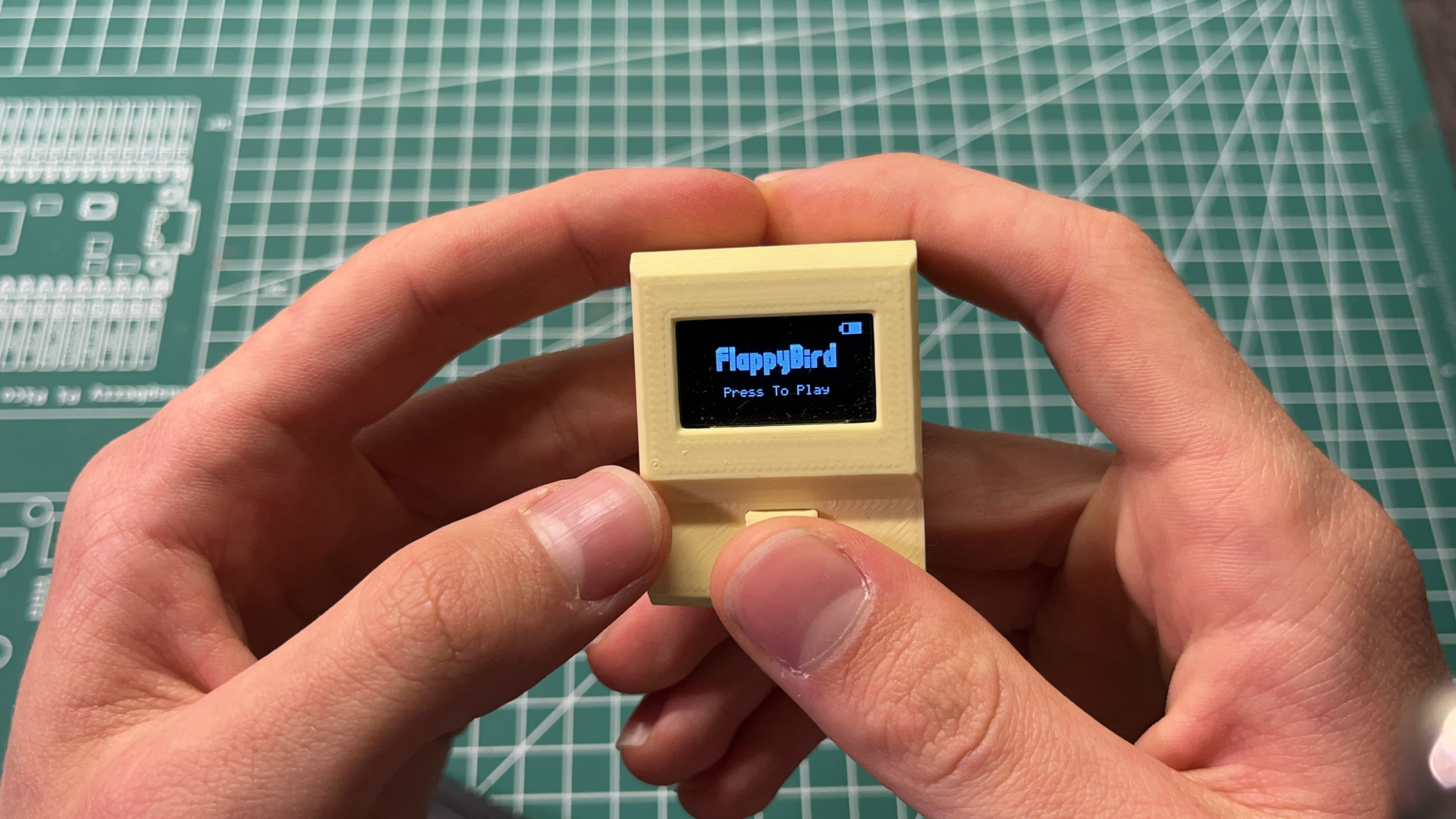 FlappyINO a handheld FlappyBird Clone Console 3D model