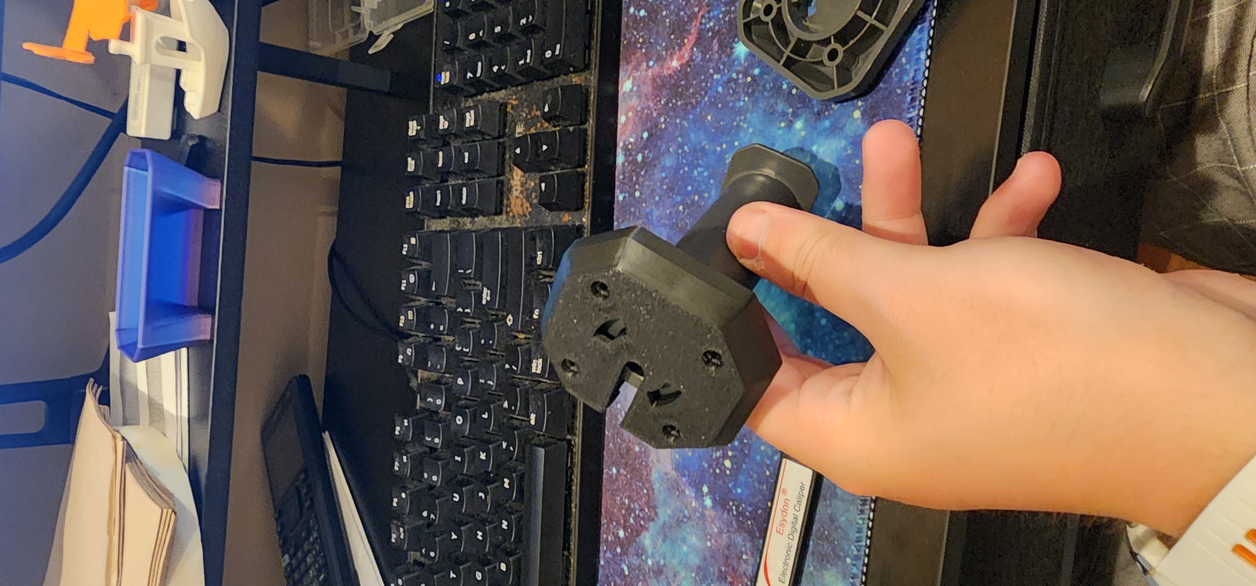 Spool Mount Wire Passthrough
