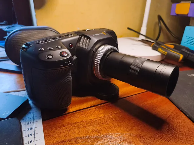 C-Mount lens adapter for MFT Camera