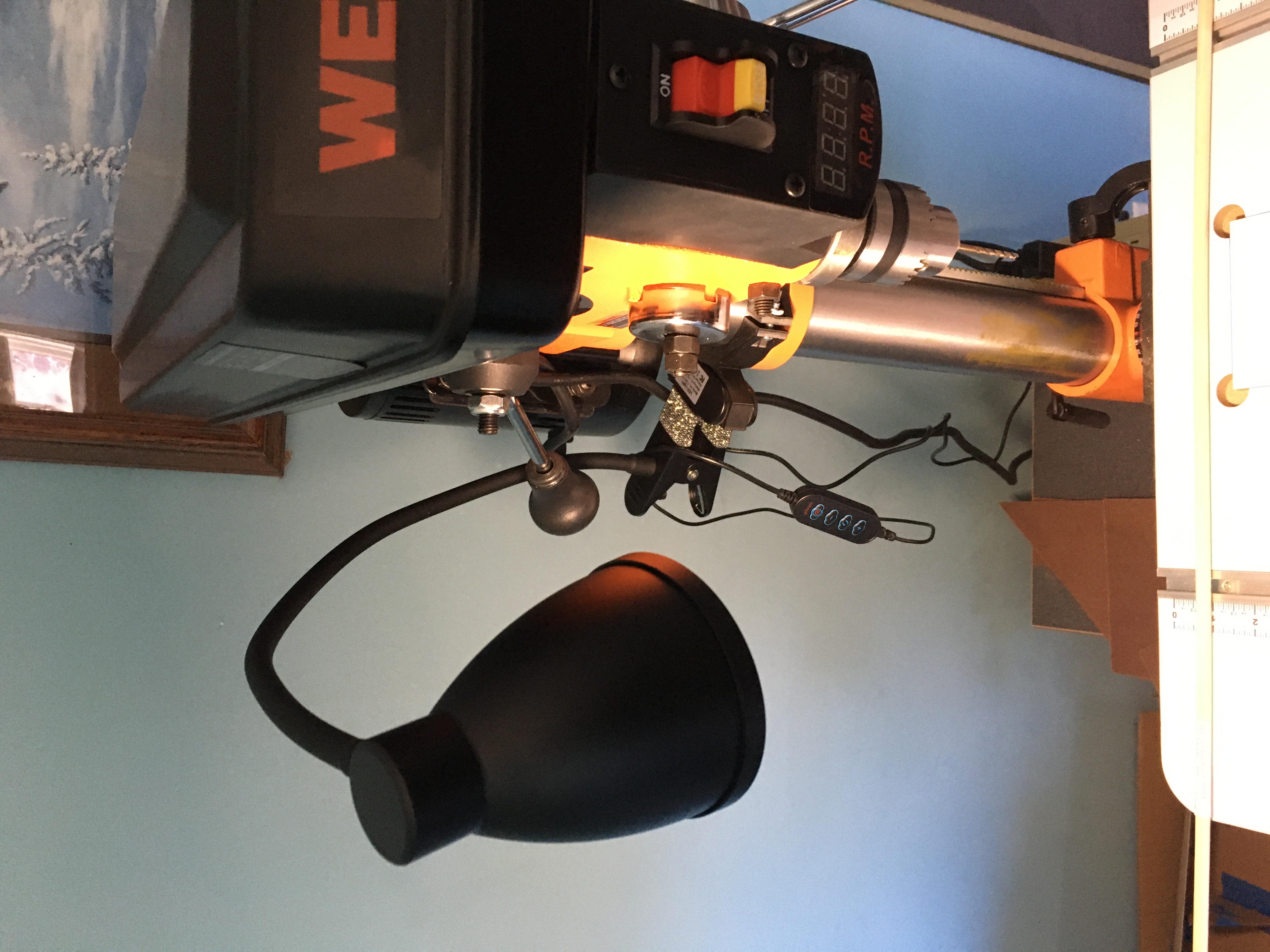 Drill Press Lamp Clamp