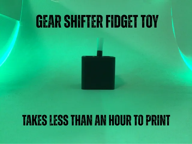 Gear shifter fidget toy
