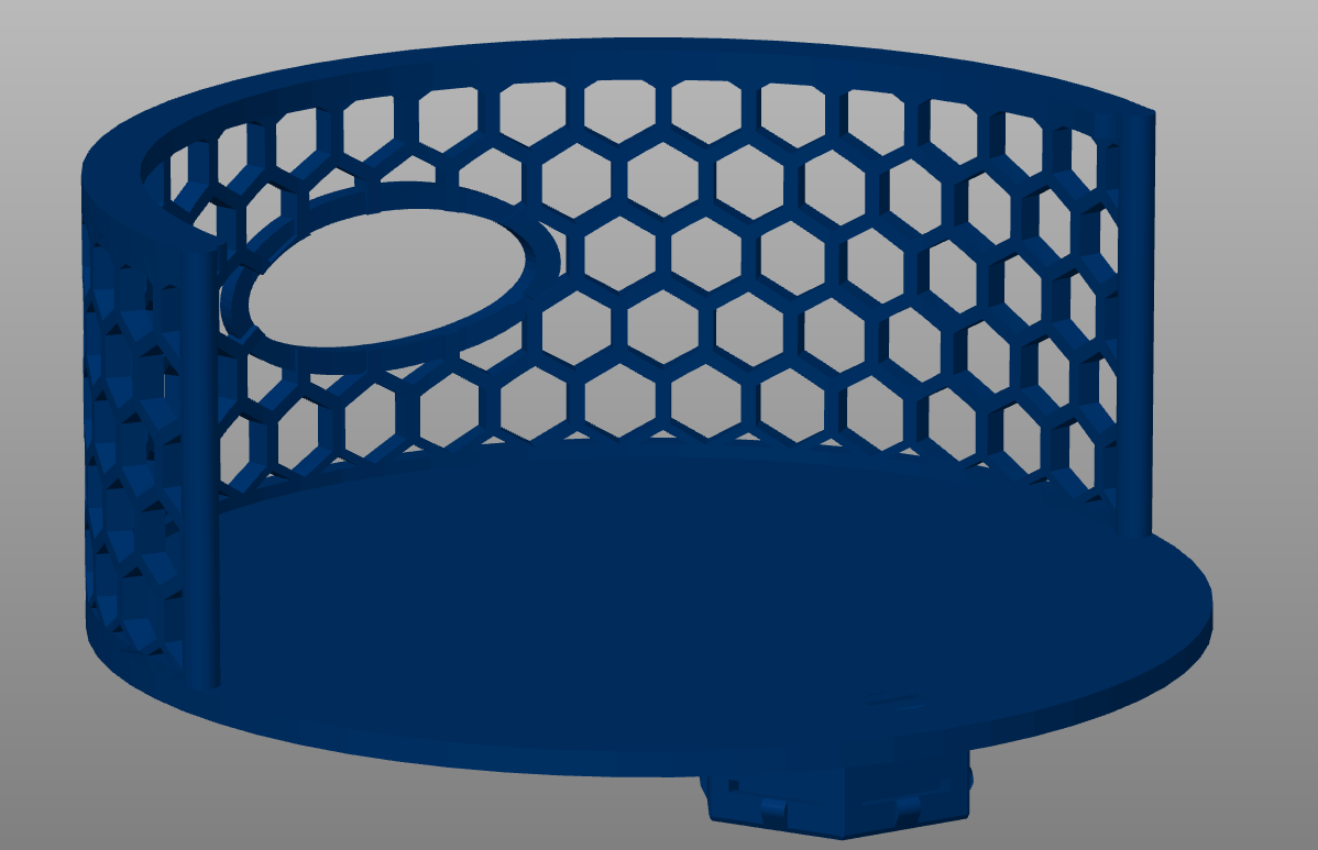 Alexa Echo Dot 1 HSW Mount 3D model