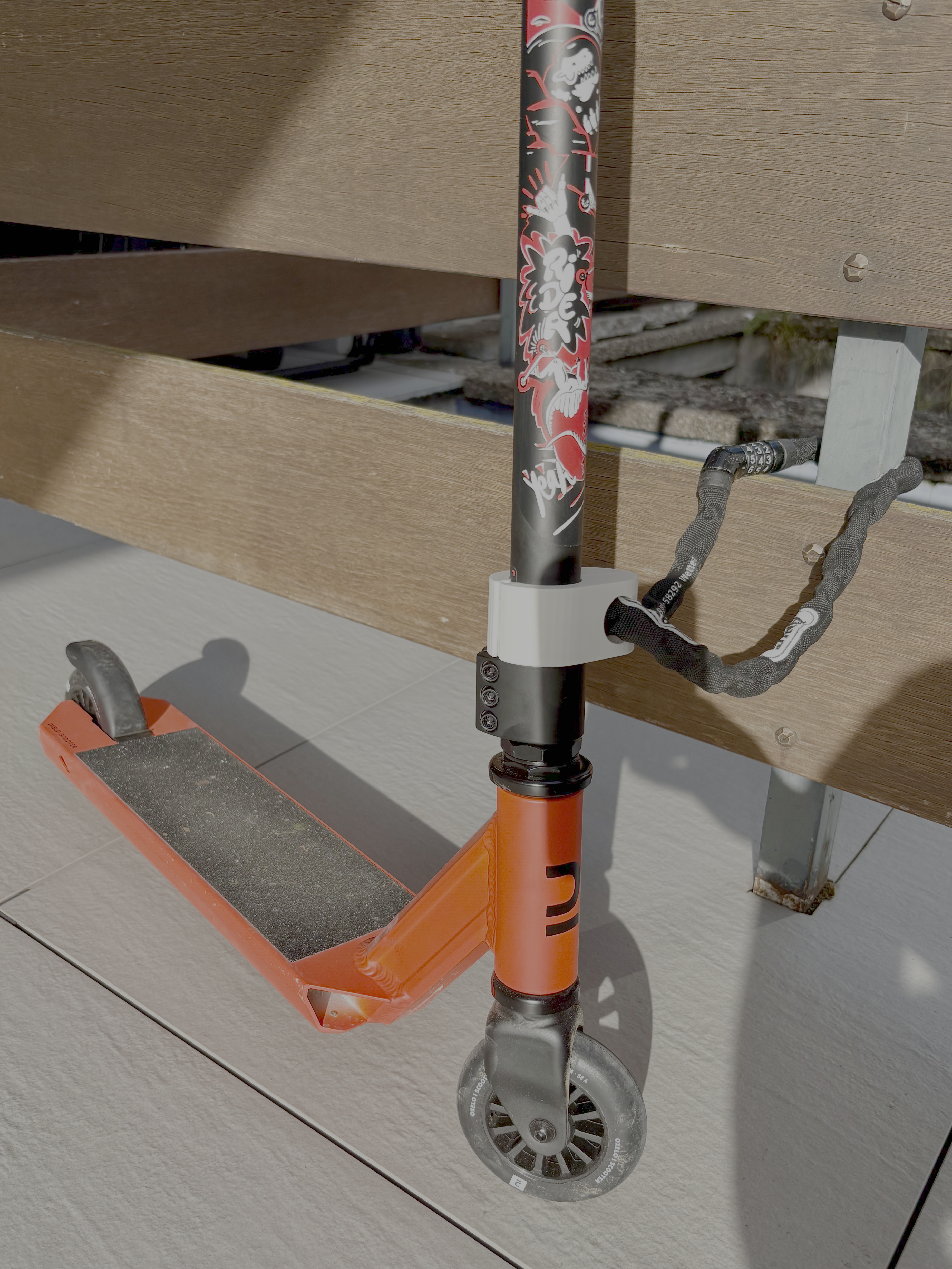 Stunt Scooter lock adapter