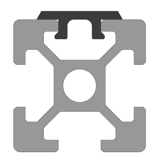 2020 Rail Slot Cover - TPU Version 3D model