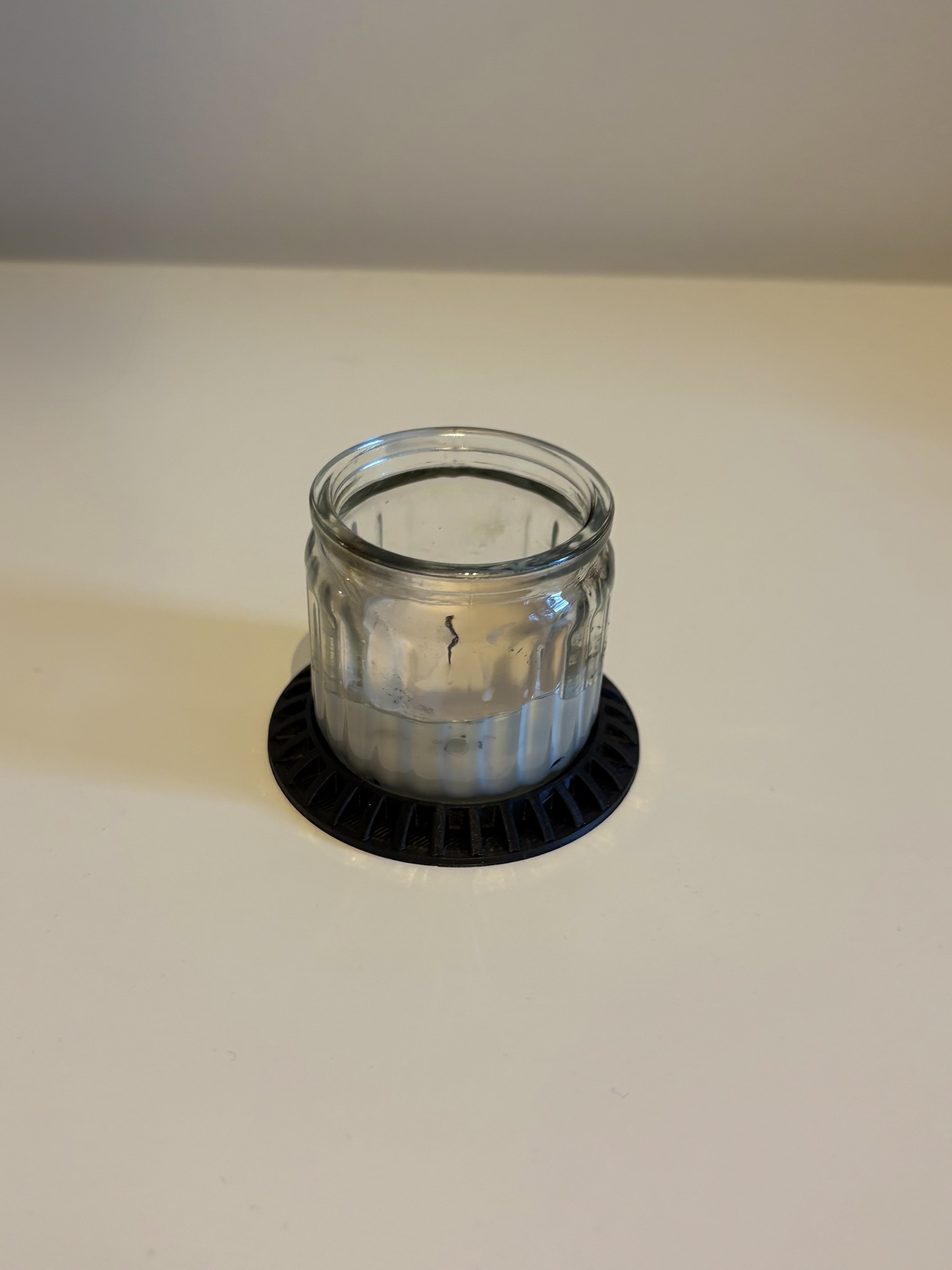 Candle stand for the Ikea LUGNARE candle