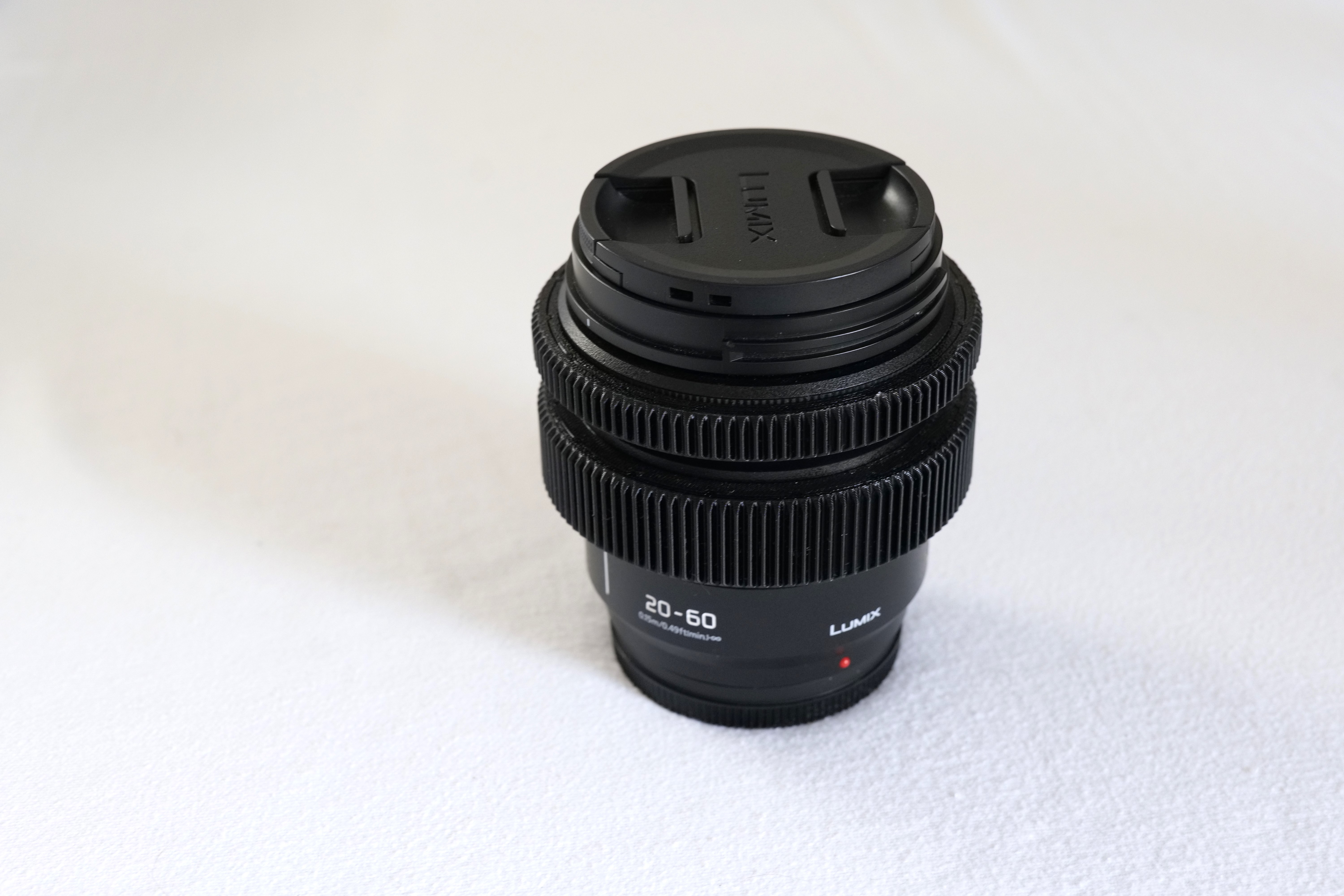 Seamless follow focus gear ring for Lumix 20-60 L-mount