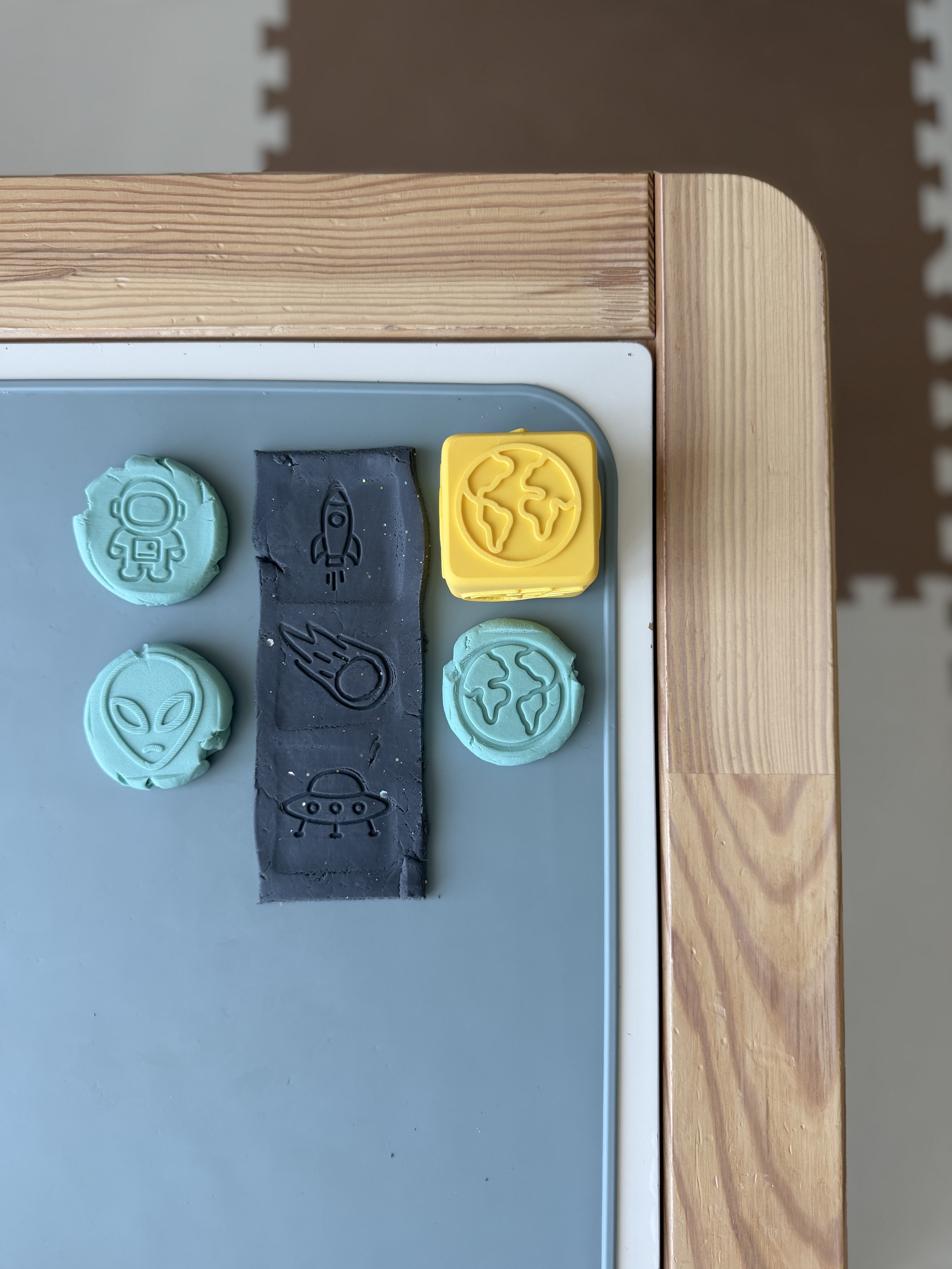 PlayDoh stamp cube - SPACE — miniatura 6