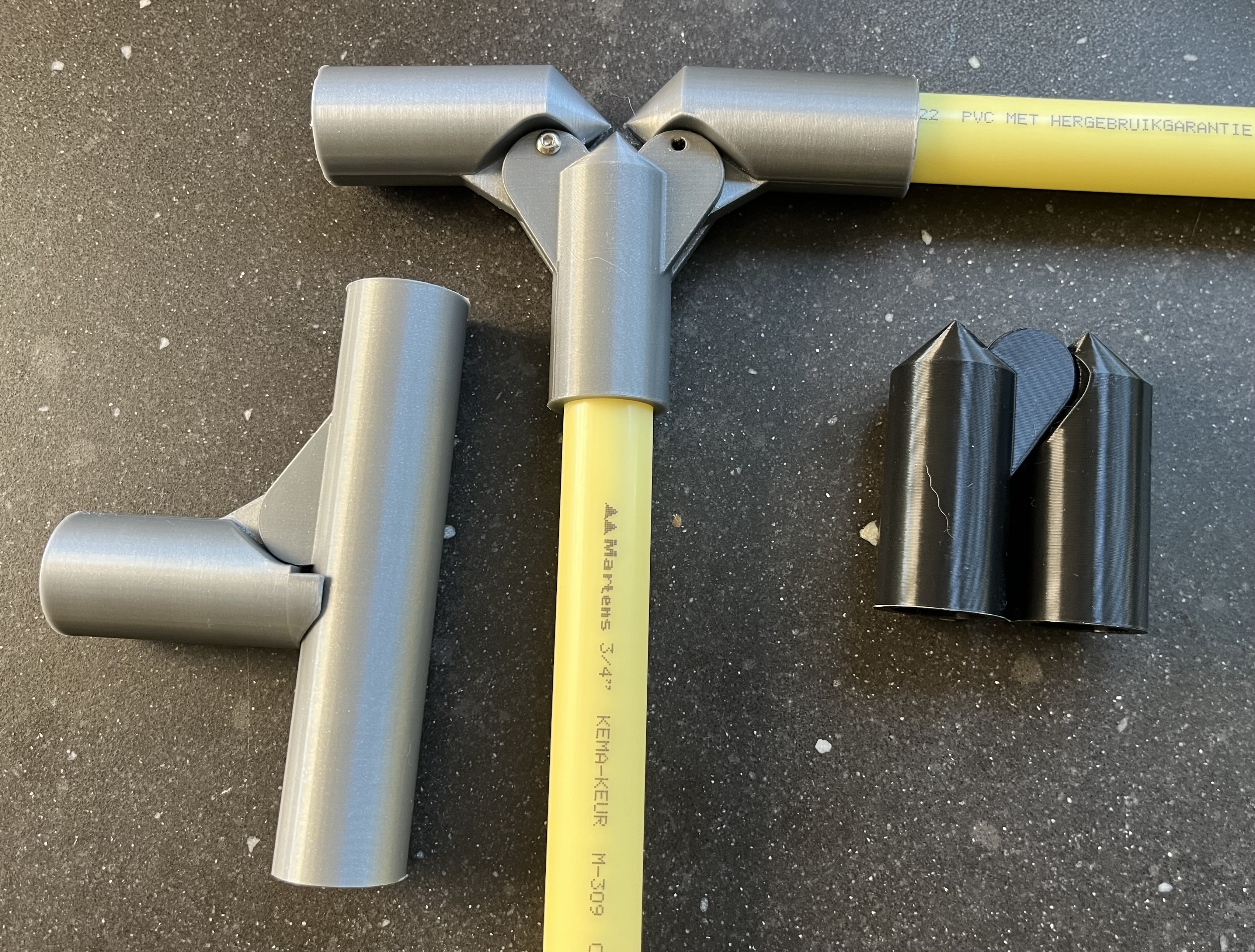 Tinywhoop drone race gate corner connectors for 19mm or 3/4 inch PVC pipe