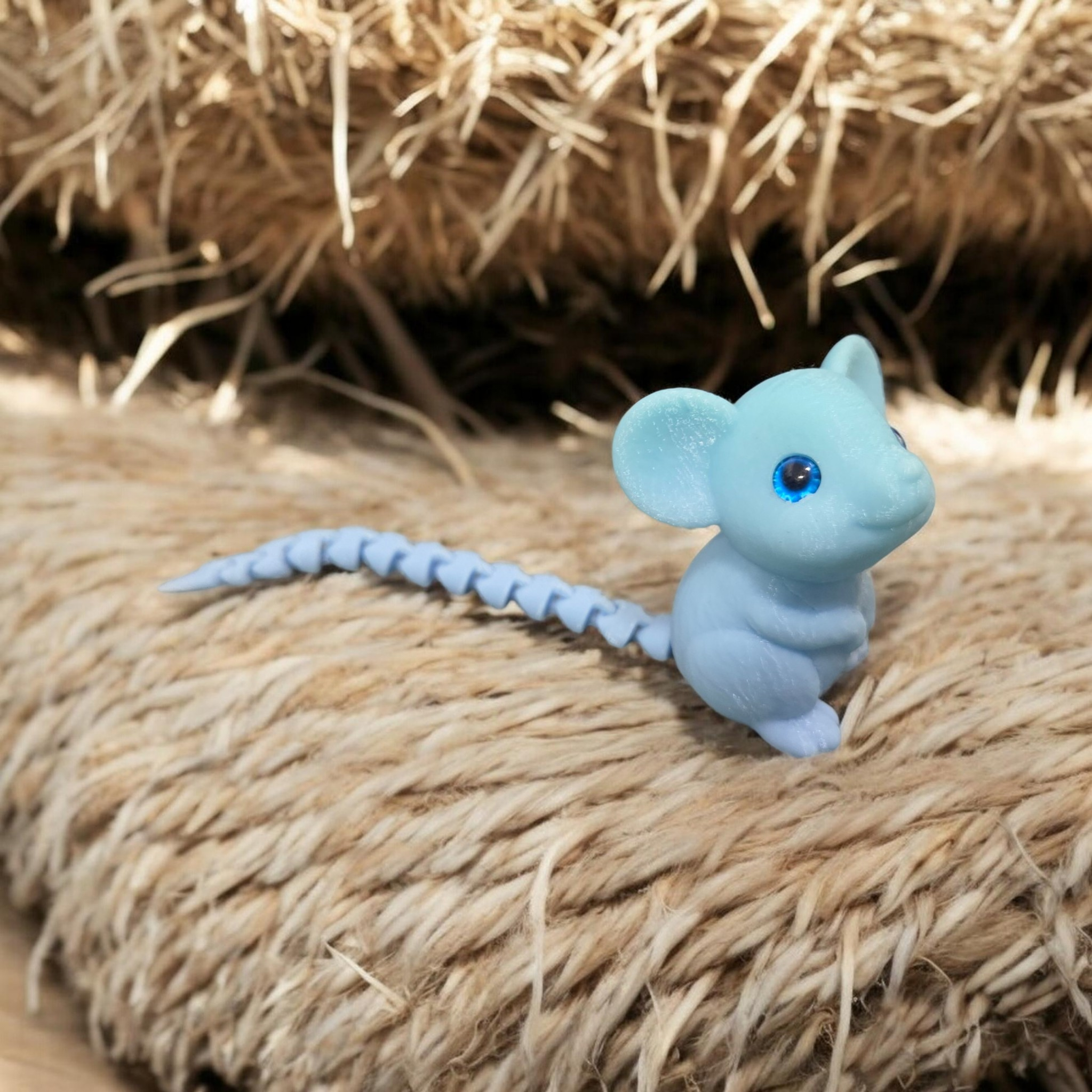 Cute Mouse - 6mm + 8mm glass eye compatible