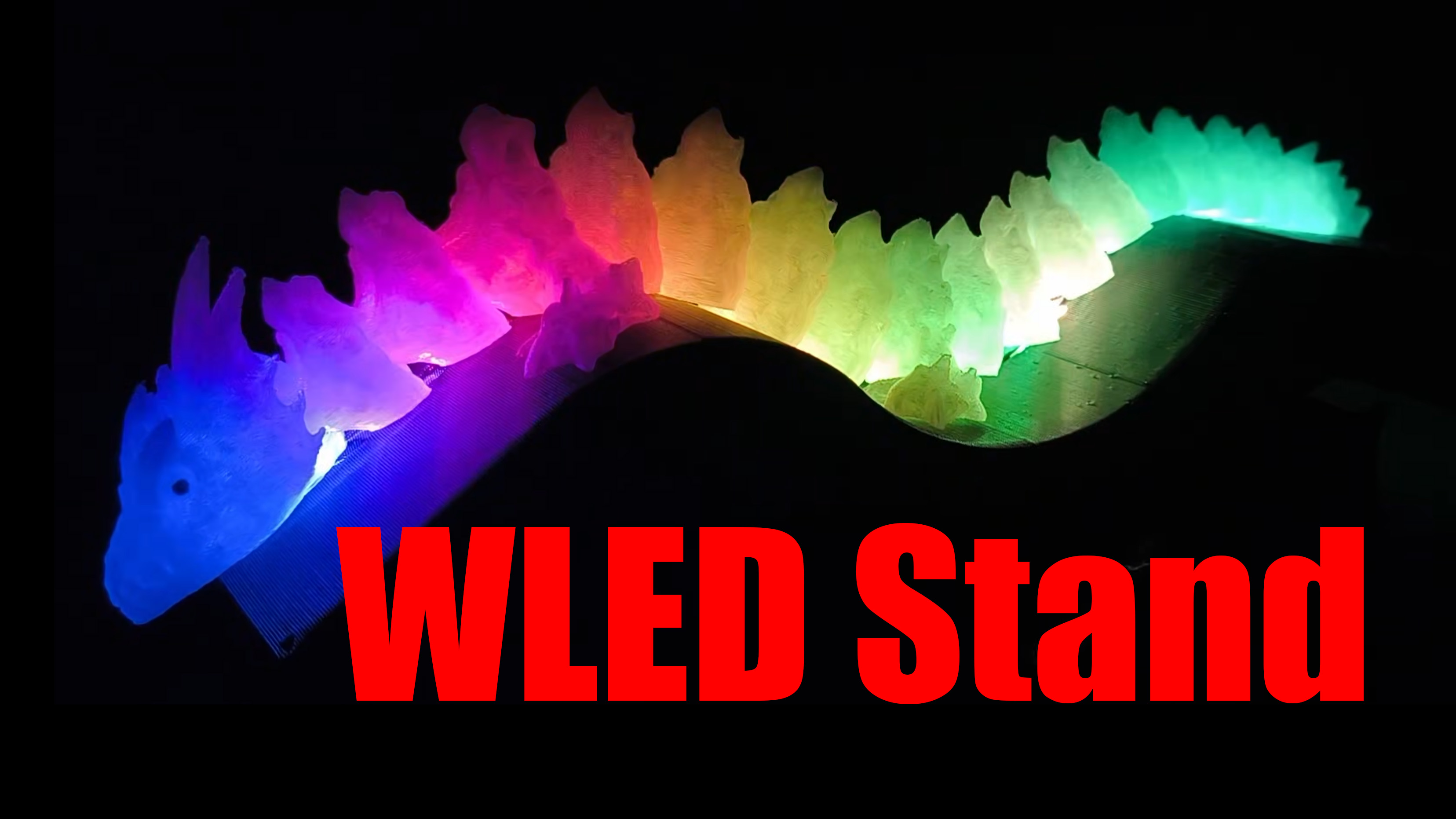 WLED Light Stand for 20cm Articulated Dragons