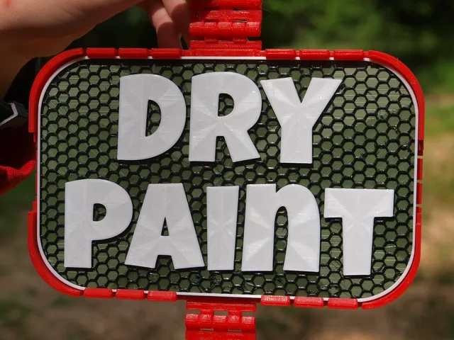 Dry Paint sign