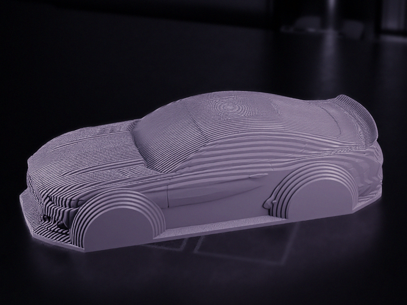 Ford Mustang - Sliced