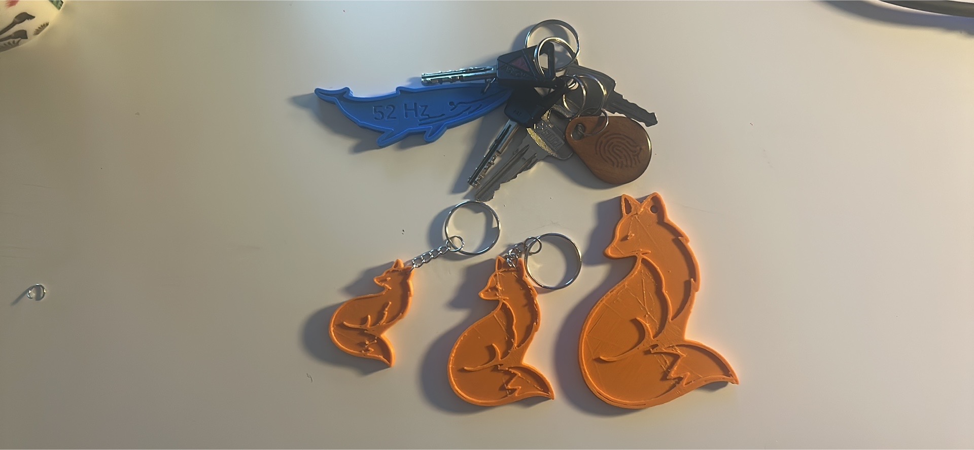 Minimalist Fox Keychain — miniatura 4