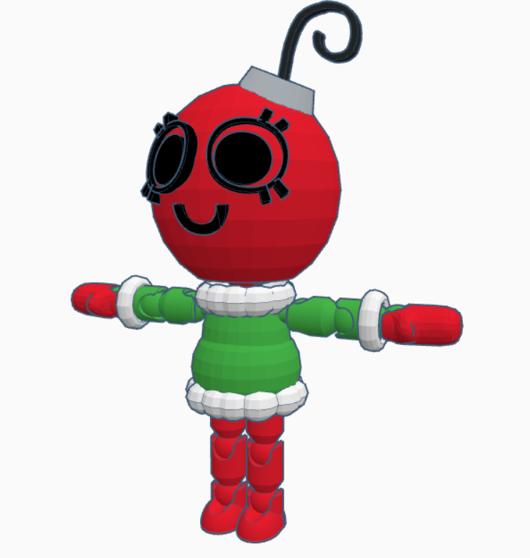 Articulated Bobette from Dandy's World (Roblox Figure)
