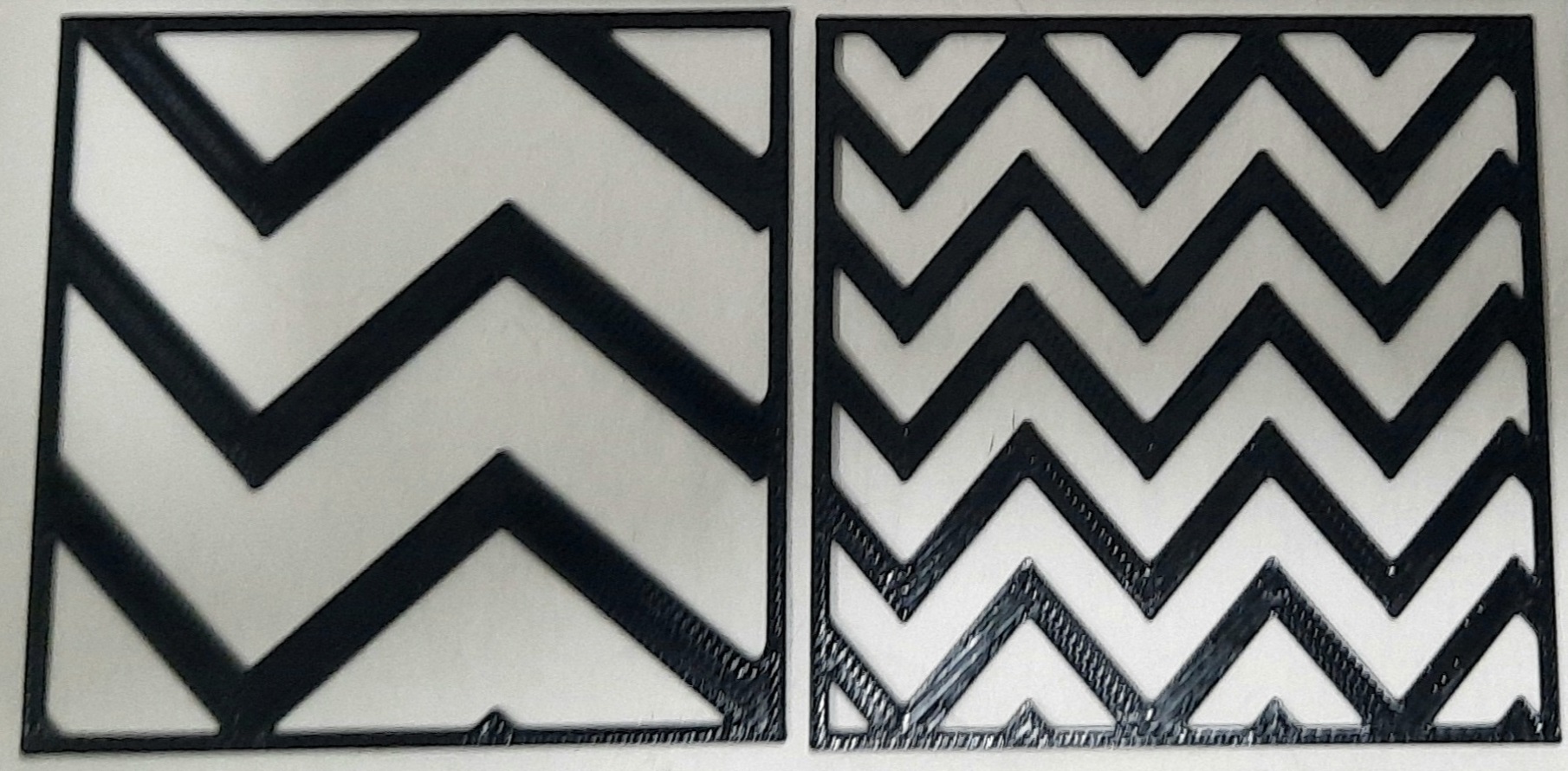 Sticky Note Stencils - Zigzags