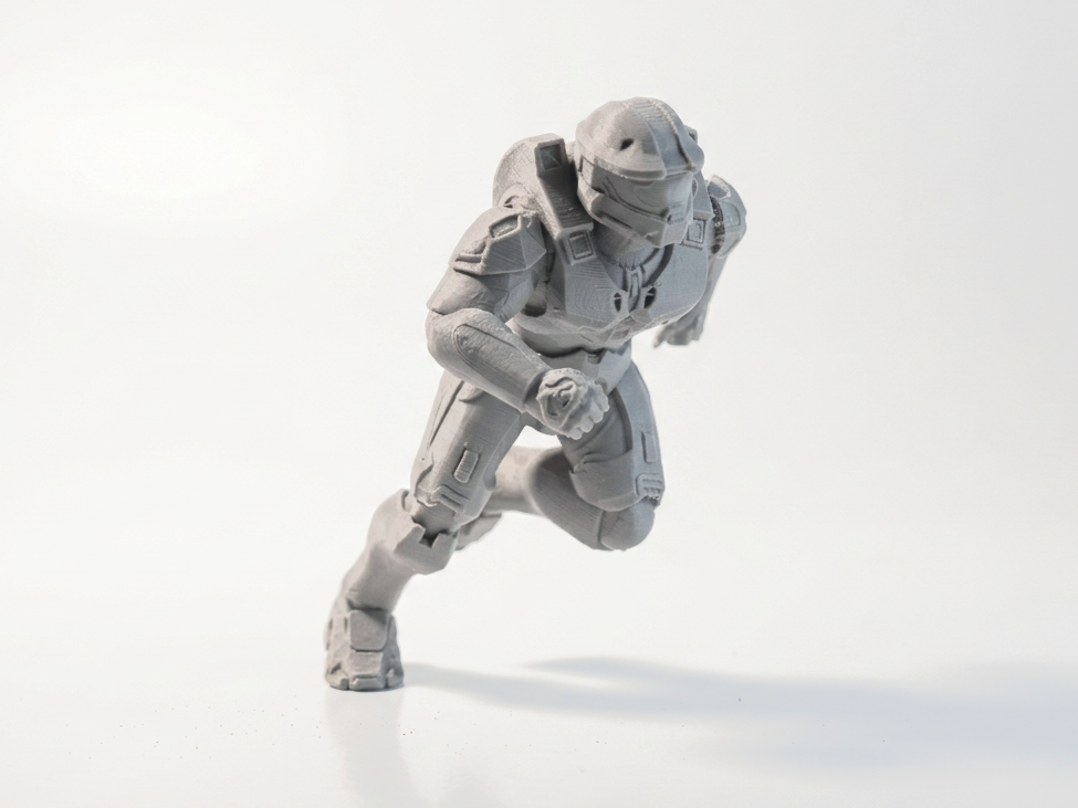 Master Chief Running Figurine Gaming 3D Printable