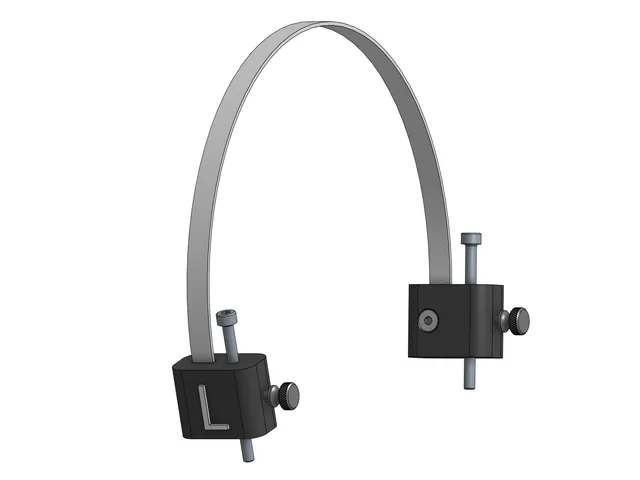 Grado Labs headband rod blocks with thumb screw - Multimaterial