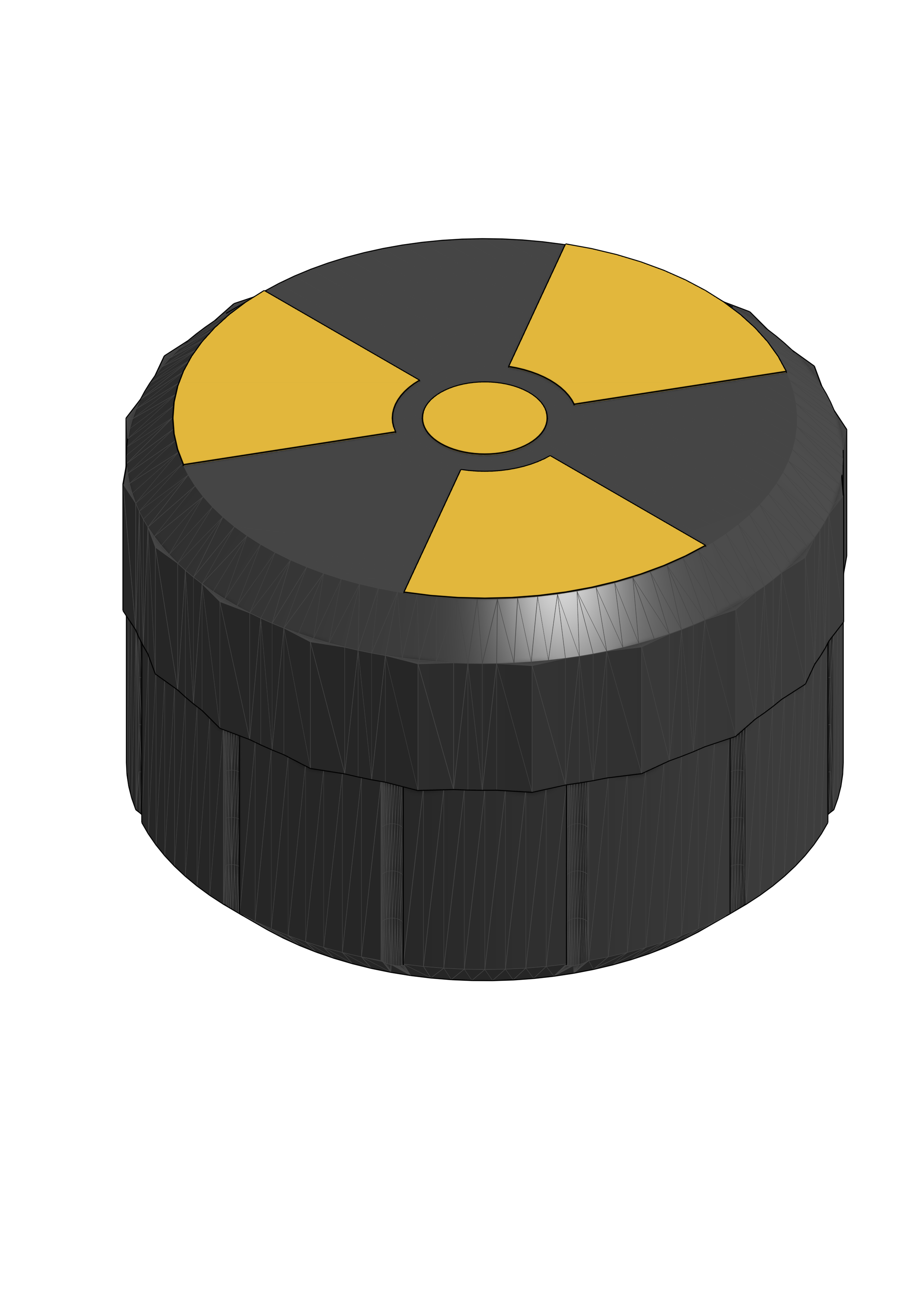 Radioactive source container