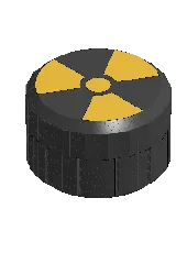 Radioactive source container