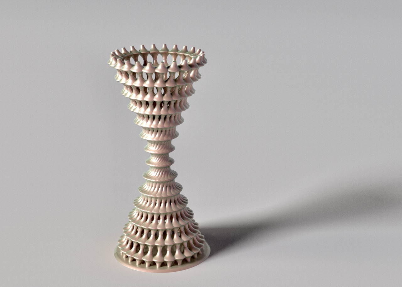 Edge Spiral Hour Glass