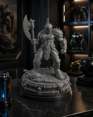 Galactic Pit Fighter Statue