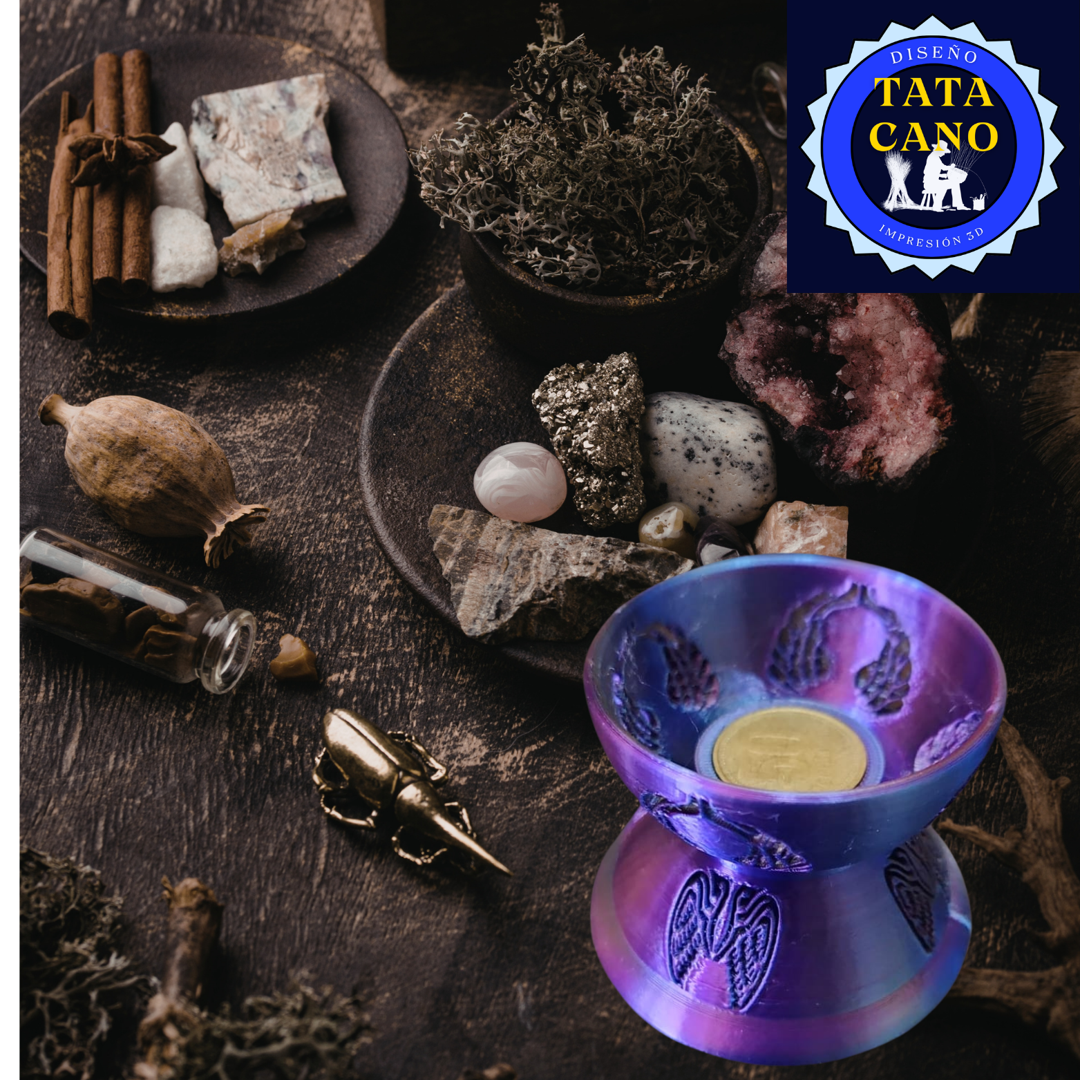 Miniatura 6 do modelo 3D Candelabro -Candle Holder