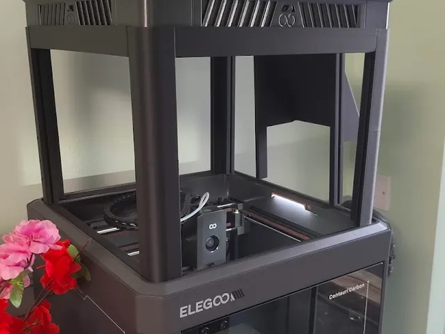 Simple riser for Elegoo centauri carbon 1 with canvas - Remix with minor tweaks