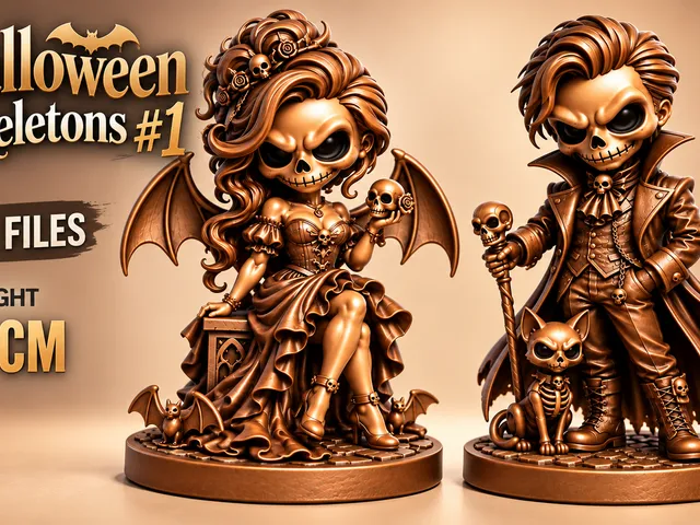 Halloween Skeletons #1