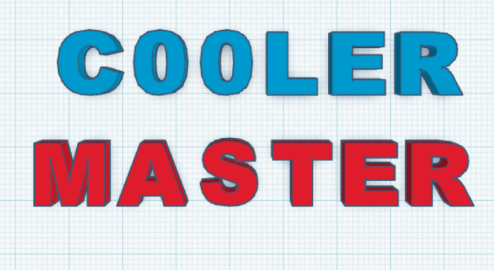 Cooler Master letters