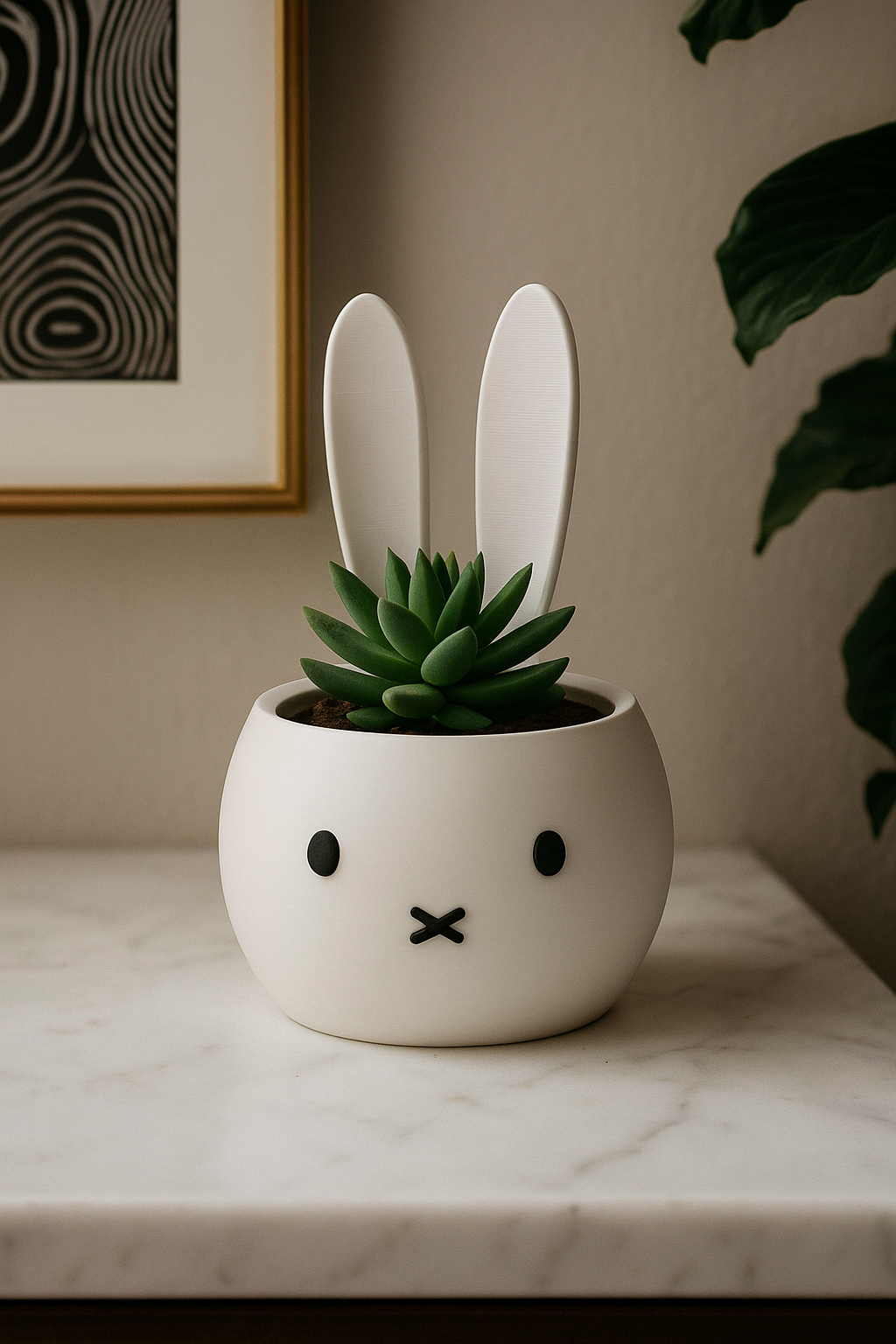 Miffy-Inspired Planter