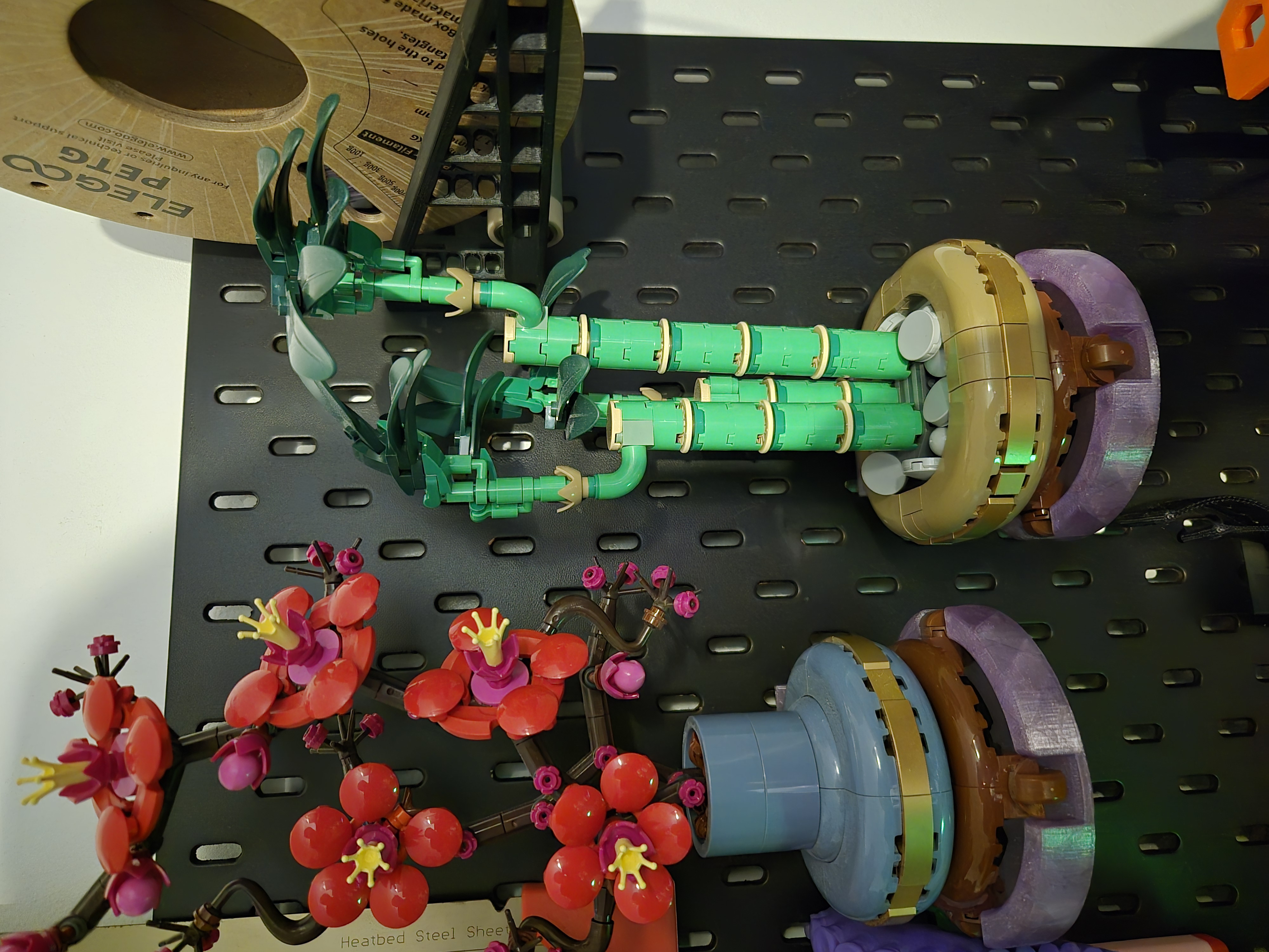 Skadis Lego Botanicals shelf