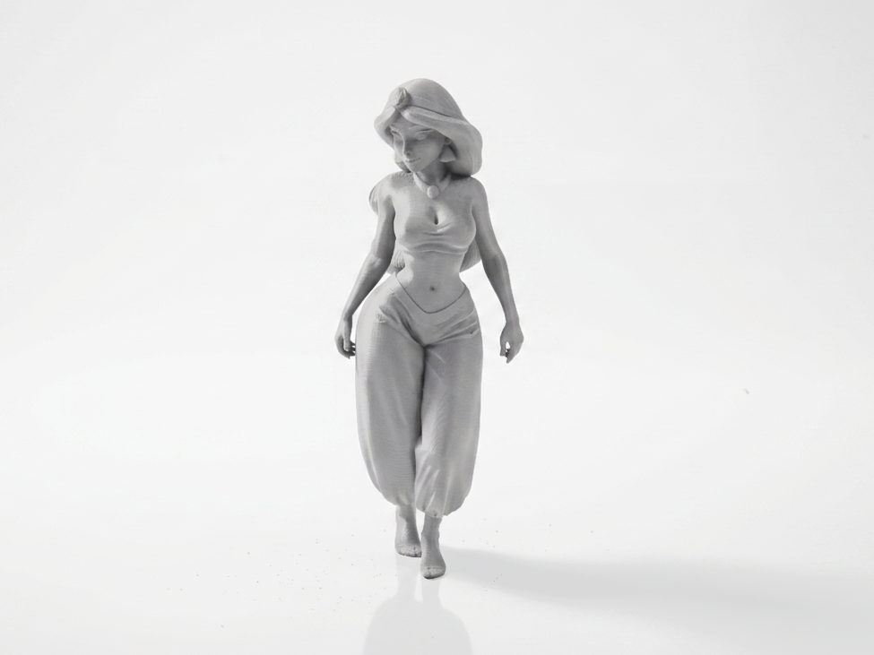 Princess Jasmine Figurine Animation 3D Printable
