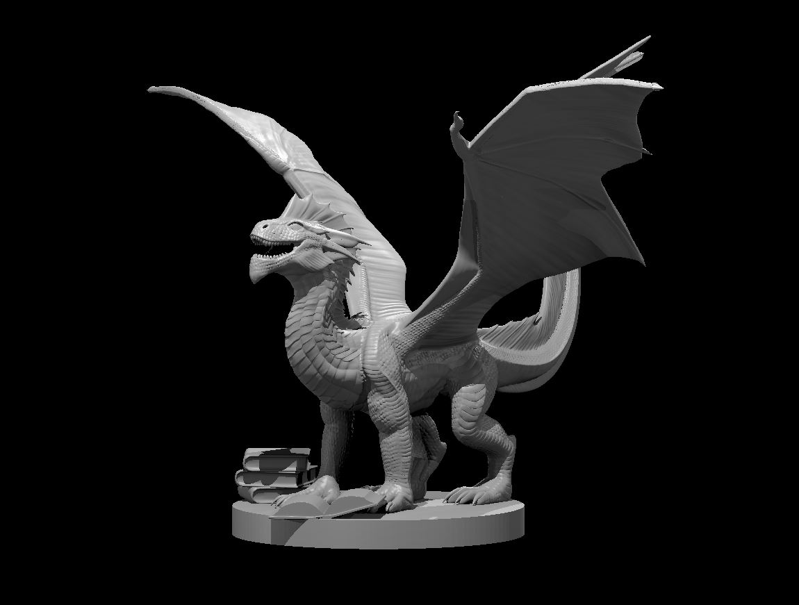 Miniatura 2 do modelo 3D Silver Dragon 2025