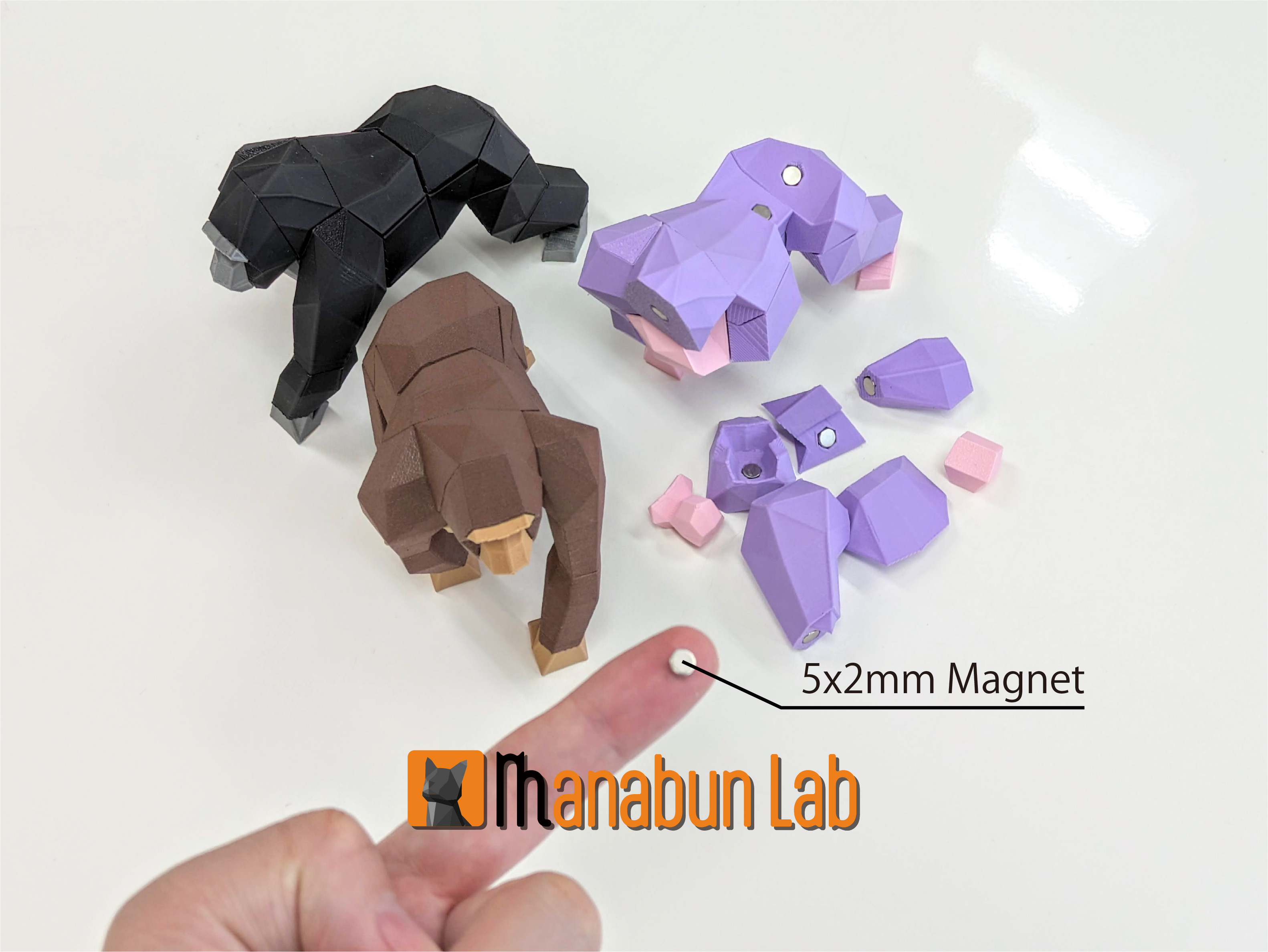 Low Poly Gorilla Puzzle — miniatura 6